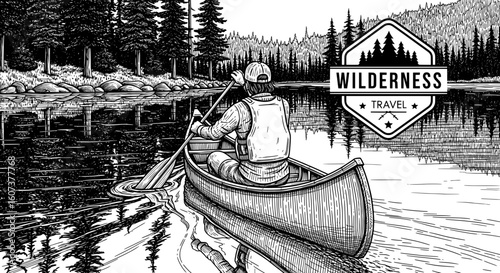 Wilderness Canoe Adventure Logo
