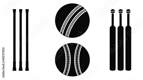 Sports graphics illustration collection icons set