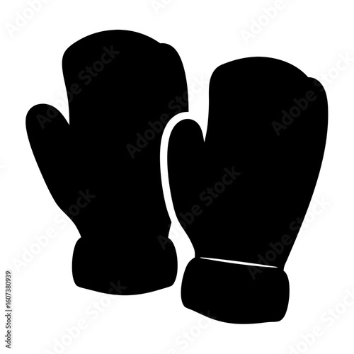 A pair of warm winter mittens to keep your hands cozy