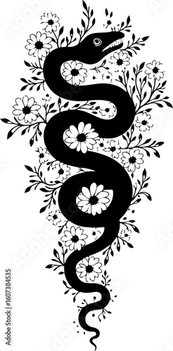 Inferno Serpent: Tribal Dragon"  tattoo, flame, fire, serpent, mythical,  vector bundle