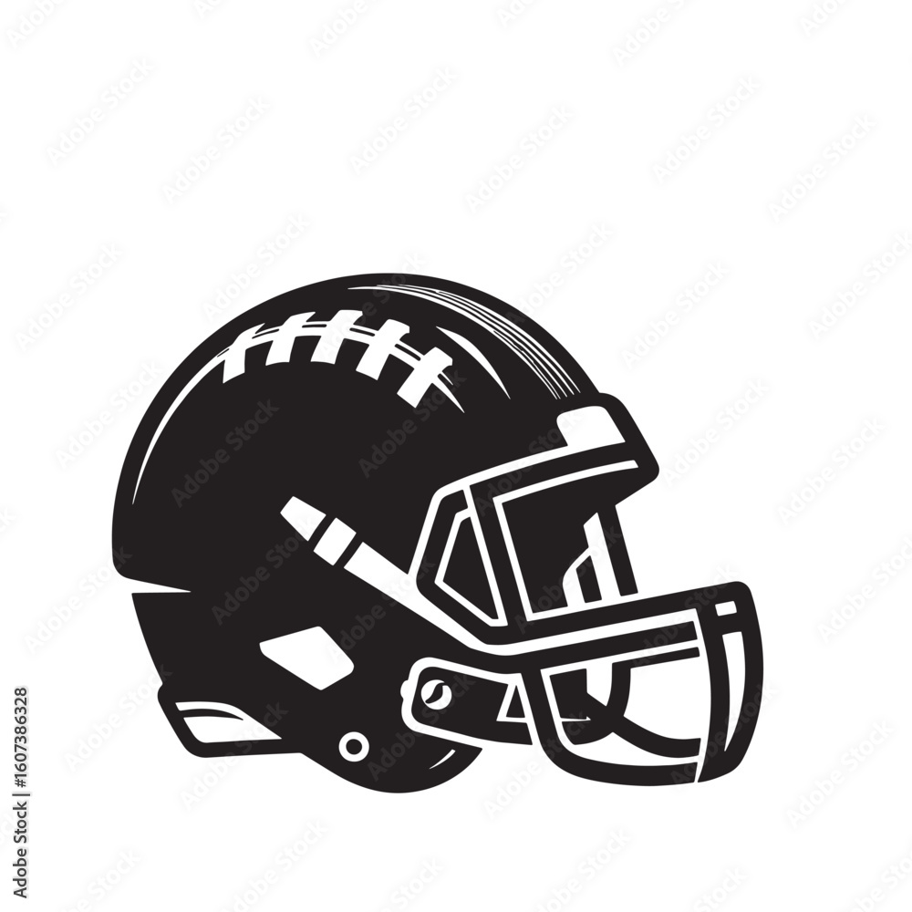 Naklejka premium American Football Helmet