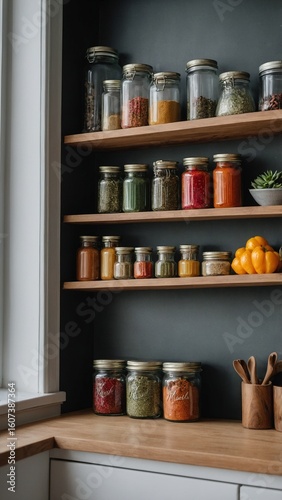 Wallpaper Mural jars of jam on the shelf Torontodigital.ca