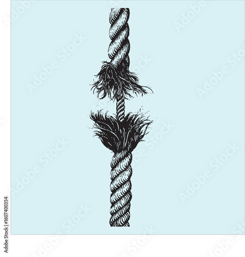 vector illustration of a Rope abstract background