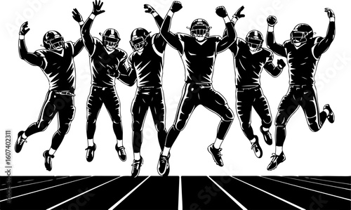 American football, team sport, huddle, Vector bundle