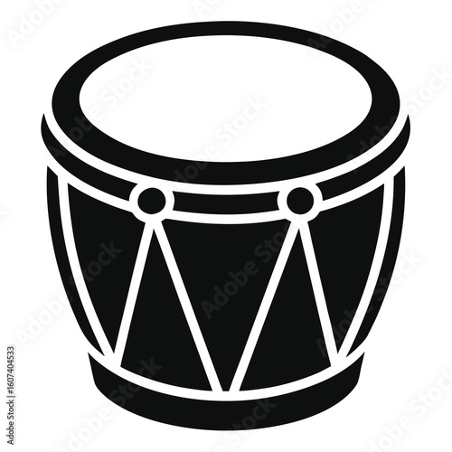 drum isolated on white background