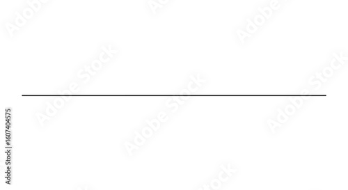 black straight line isolated on white background 
