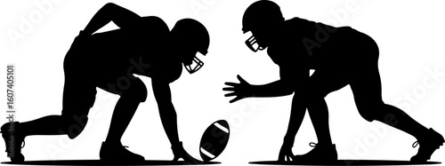 American football, team sport, huddle, Groupe vector Bundle