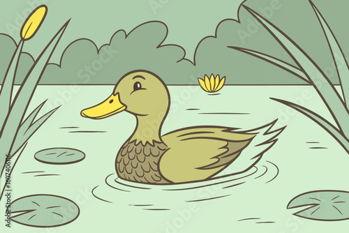 duck and ducklings