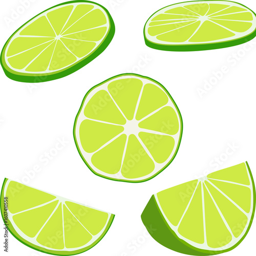 라임 슬라이드 Sliced Lime