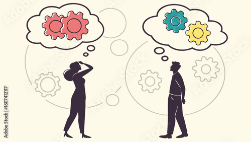 Problem solving collaboration brainstorming teamwork idea generation innovation concept thinking process solution