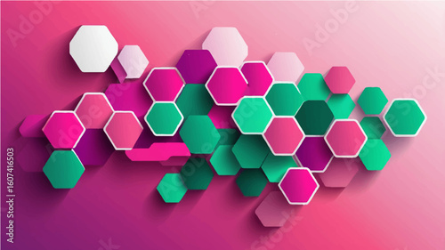 Colorful abstract background with glowing balloons and festive light effects