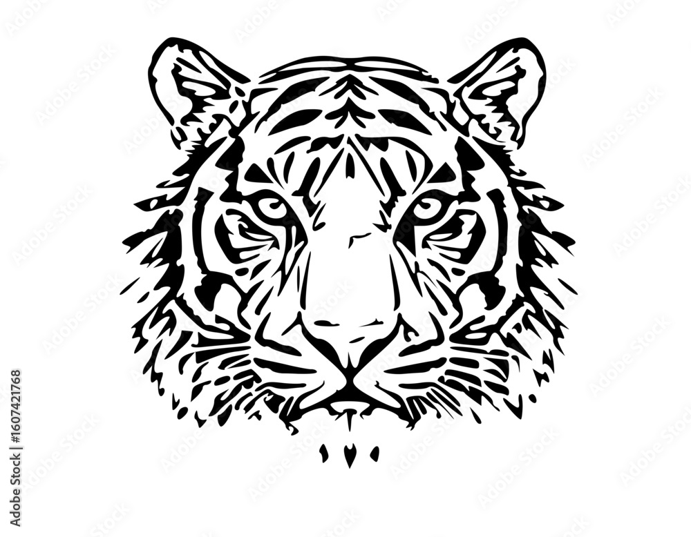 tiger head vector tiger head vector