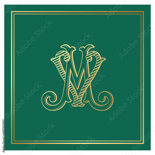 MV,VM, logo MV, Letter MV,  Monogram MV,Wedding Monogram, Wedding Logo, Logo Design , Monogram Vintage