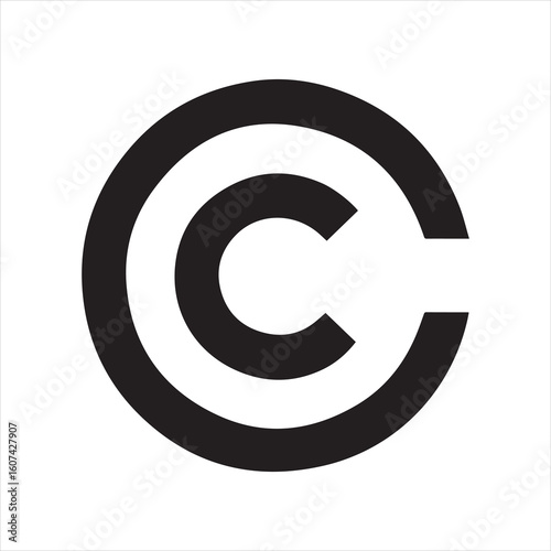 Copyright Icon Vector Illustration