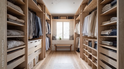 Spacious, light-filled walk-in closet (1)