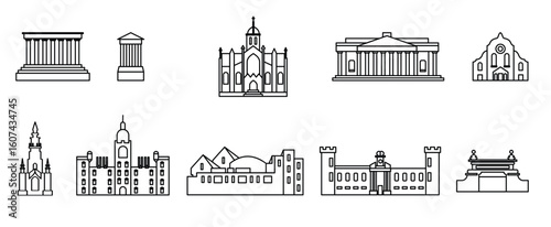 Edinburgh vector illustration