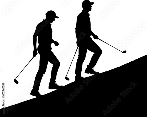 player, golf club, golf  ball, action, outdoor vector