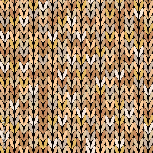 Knitted background pattern wallpaper knitting decorative print handmade textile knitting handiwork	
