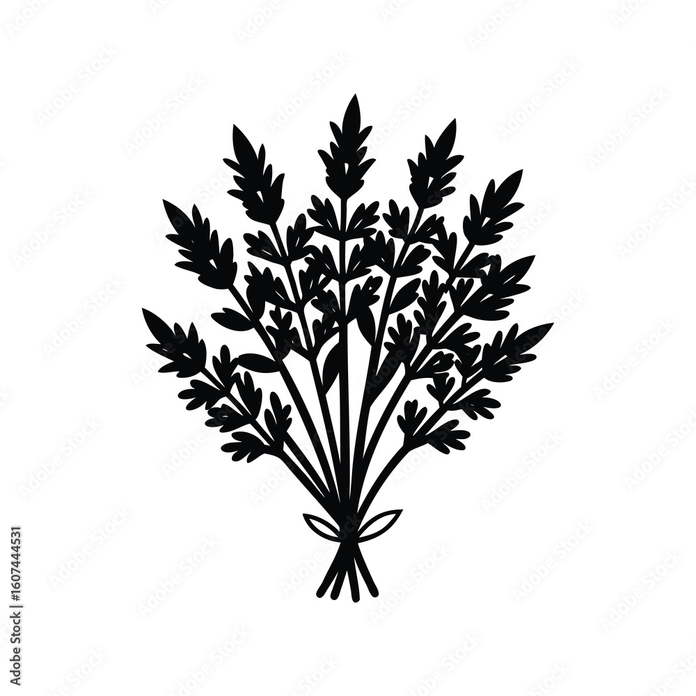 Fototapeta premium vector silhouette of a tree