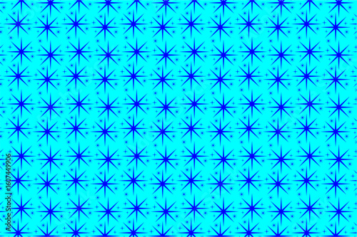 Navy and sky shining star pattern. Festive pattern with shine star.vector illustration.