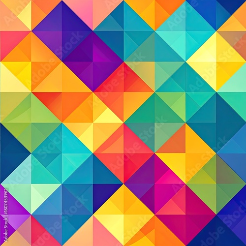 Vibrant geometric pattern (1)