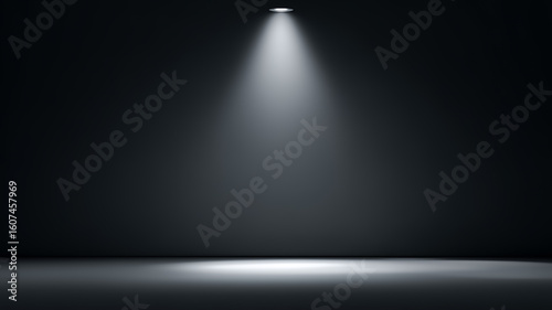 spotlight on stage