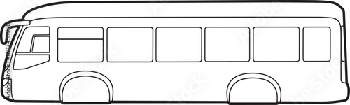 vector illustration of tram