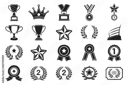 set of laurel wreaths