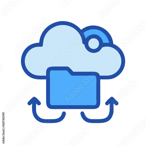 Cloud based data storage with secure file transfers