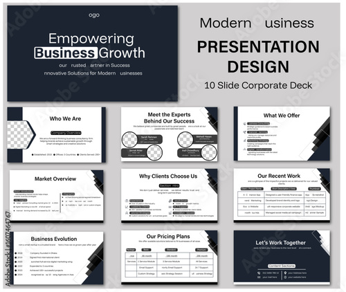 Creative Presentation Design – Professional Slide Deck for Business or Portfolio
