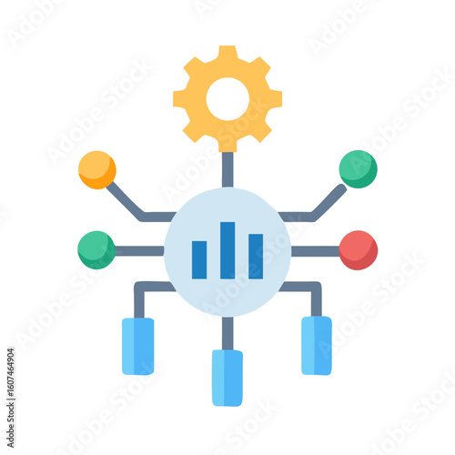 Data analytics and processing graphic for commercial purposes