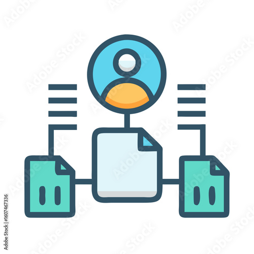 Data management system with user profile and file sharing