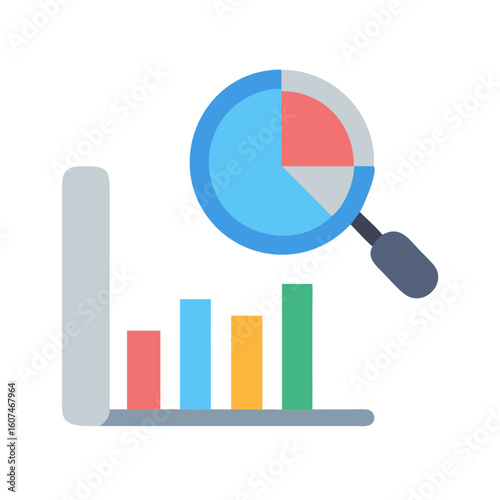 Analyzing Bar Chart and Pie Chart with a Magnifying Glass