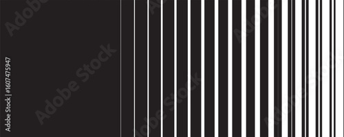 Pattern with optical illusion. wavy lines . Optical art, opart striped. Black and white design background.