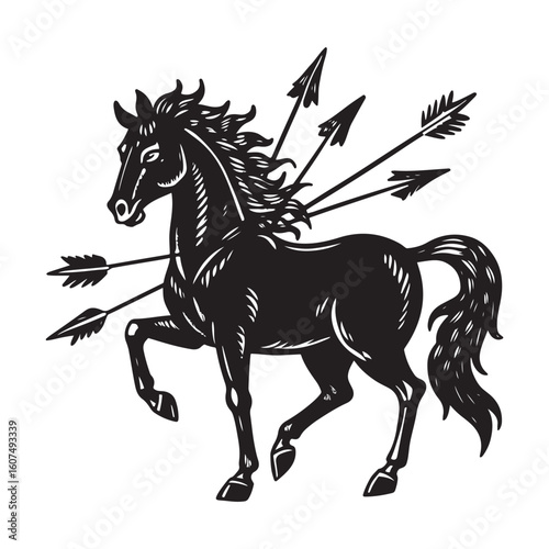 Battlefield horse