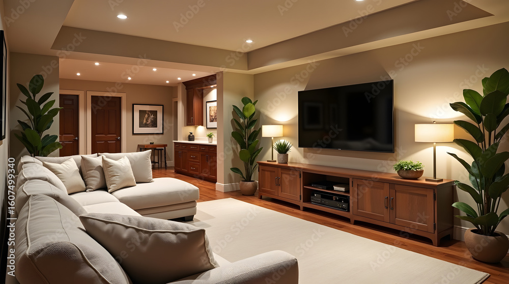 Fototapeta premium living room interior