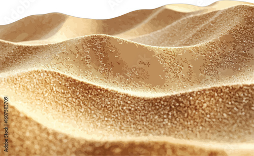 Undulating desert sand dunes landscape nature