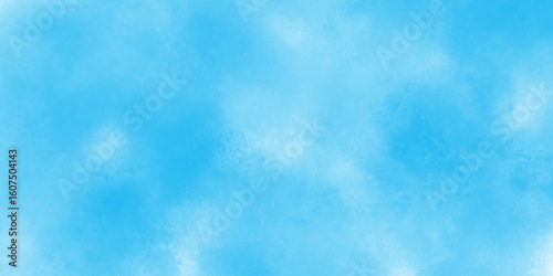Light blue grunge powder texture art creative and painted design watercolor abstract background for design, natural sky-blue beautiful vintage grunge texture artistic watercolor splash background.
