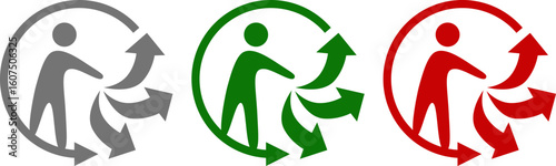 Human interaction with environmental cycles, continuous flow of resources and sustainable practices, concept of recycling, impact on a circular economy