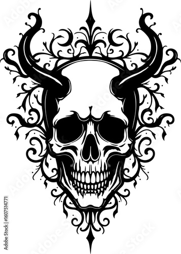 dragon tattoo skull tattoo, rose tattoo,  art vector