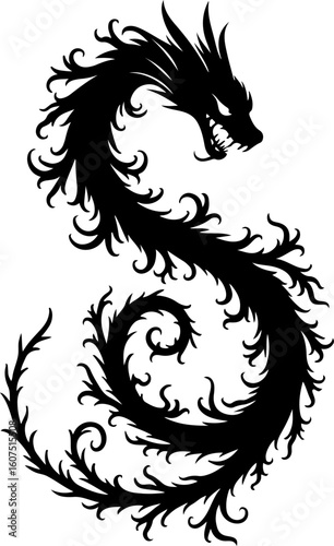 Wallpaper Mural dragon tattoo skull tattoo, rose tattoo,  art vector Torontodigital.ca