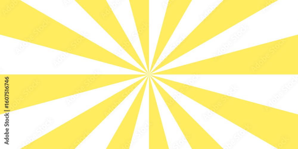 Obraz premium Vintage beam sunburst texture and Classic vintage sun rays pattern. Gradient white and yellow vintage illustration vector sunshine texture. Funky ray elements with Classic vintage rays design.