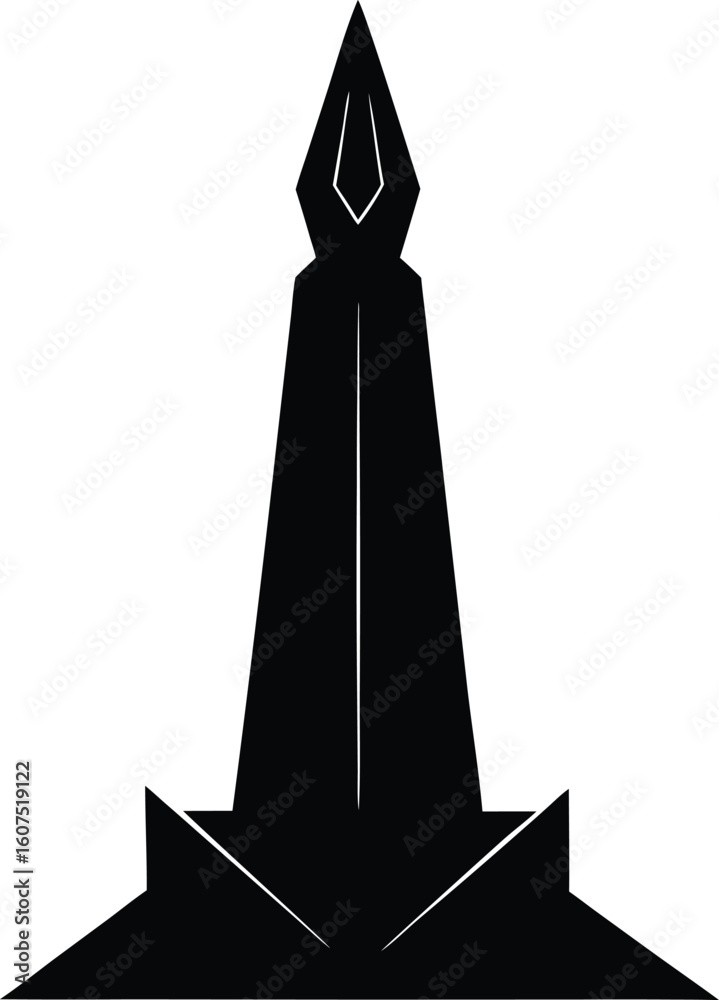 Fototapeta premium Monas monument icon