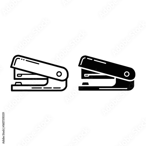 black paper clips