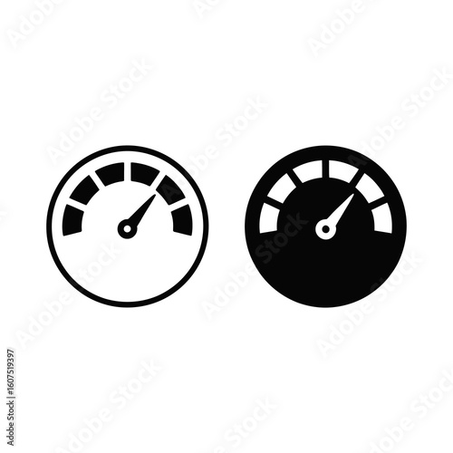 speedometer isolated on white background