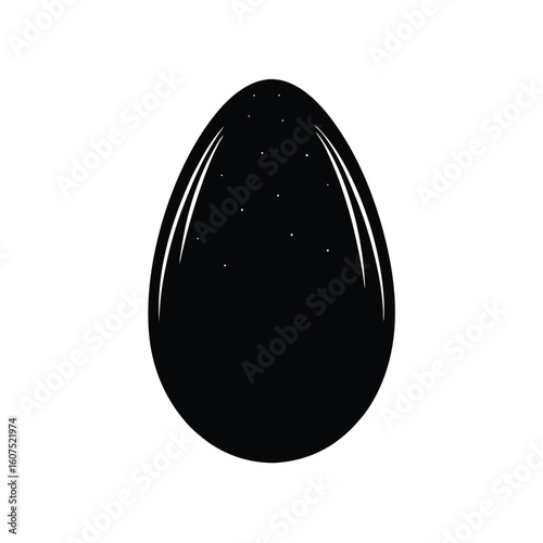 vector illustration of an boiled egg