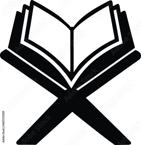 Holy Quran Book Illustration