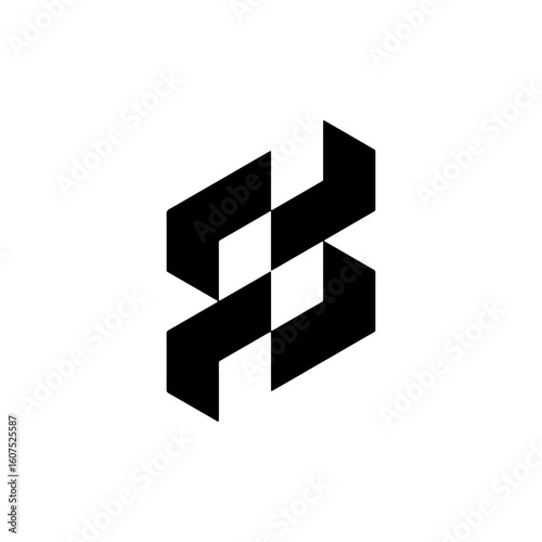 SS letter logo vector illustration