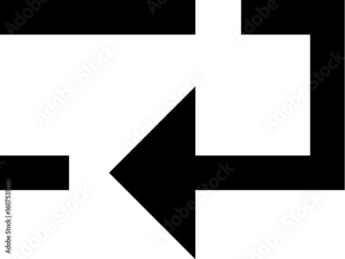 Black and white abstract icon illustration in simple design. simple diseño en negro. Illustrations creative.