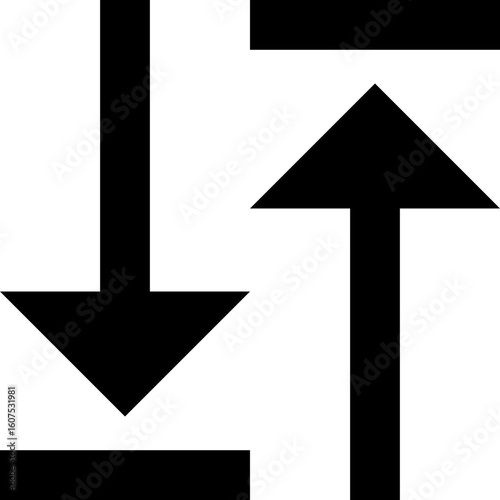 Black and white abstract icon illustration in simple design. simple diseño en negro. Illustrations creative.